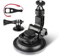 Support à Ventouse pour GoPro,Fixation de Voiture pour caméra d'action Insta360,Parfait pour Le Pare-Brise et la fenêtre