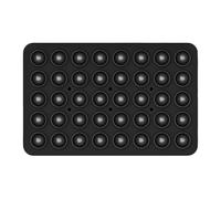 Support à Ventouse pour téléphone Portable - 40 ventouses en Silicone - Double Face - Support Puissant - Kit Mains Libres pour vidéos - Accessoire d'influence - Support adhésif pour Miroir