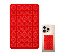 Support à Ventouse pour téléphone Portable - 40 ventouses en Silicone - Double Face - Support Puissant - Kit Mains Libres pour vidéos - Accessoire d'influence - Support adhésif pour Miroir