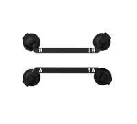 Support à ventouse pour toit ouvrant Starlink pour MINI, support en fer stable avec 4 tasses pour pare-brise, yacht, camping-car, bus, kit de support de véhicule noir