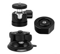 Support à ventouse réglable pour Starlink | Support de toit de voiture rotatif à 360° en alliage d'aluminium avec adaptateur de trépied | Forte adhérence sur le verre et les surfaces lisses pour