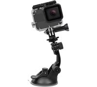 Support À Ventouse Suction Cup Mount Pour Action Caméra, Fixation Ventouse Voiture Support Pare Br Compatible Avec Gopro Hero 13 12 11 10 9 Akaso Wolfang Apexcam Insta360 Dji Os[Hero1717]