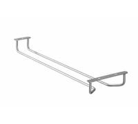HENDI Porte-verre a pieds, BarUp, dans les fonds d'armoires, porte-verre à vin, support à verres suspendu, pour Cuisine Bar Restaurant, 1 rail, 395x115x(H)30mm, acier inoxydable