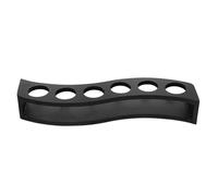 Support à Verres en Bois Foncé pour Coupes à Vin, Rangement Pratique | Hôtels et Familles, Support Compact de Table, Compatible Coupes à Vin, Finition Foncée Discrète