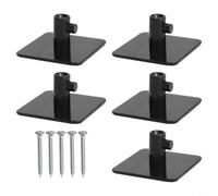 Support Accessoires Robot Pâtissier Lot de 5 Crochets Rangement Plastic Fixation par ou Ruban pour Fouets et Pétrins Gain de Place Cuisine 5x2.5cm