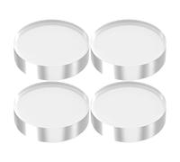 Support Acrylique - 4 Pièces Support Transparent,Base De | Pour Cristaux Gemmes Fossiles Minéraux Agate Petits Collectionneurs Maison Magasin Table De Chevet Comptoir