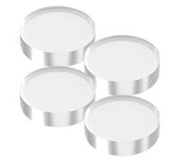 Support Acrylique | 4 Pièces Support Transparent - Rehausseurs En Acrylique Transparent,Pour Cristaux Gemmes Fossiles Minéraux Agate Petits Collectionneurs Maison Magasin De Chevet Comptoir