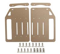 Support acrylique pour disque dur YJ - Y3F - 002, cage de rack transparente DIY pour disque dur 3,5 pouces, support de disque dur 3,5 pouces avec kit de montage de ventilateur,