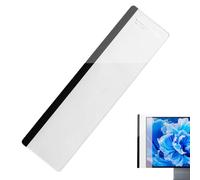 Support Acrylique pour Moniteur de Pense-Bêtes avec Conception Détachable pour Ranger Mémos et Téléphones | Panneau Latéral Transparent Tableau Messages sur Écrans PC à la Maison ou au Bureau (30x8cm