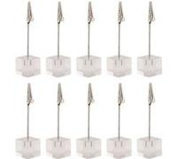 Support acrylique Tags | Pour un suport vertical a partir de la base |Avec pinces Securit G