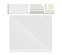 Support Acrylique Transparent pour Carte mère d'ordinateur ATX, Cadre de Bricolage de de 4 mm d'épaisseur pour Test ou Jeu, Installation Facile, Refroidissement d'ordinateur