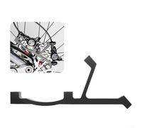 Support adaptateur de frein à disque en aluminium CNC conçu avec précision pour cadre de VTT arrière 203 mm 220 mm utilisation (alliage noir)