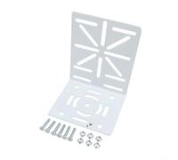 Support adaptateur en forme de L à 90 degrés en plaque d'acier pour monter des caméras de sécurité sur les murs, les poteaux ou les coins avec support sûr et stable (A)