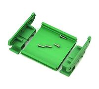Support adaptateur en PVC pratique, support de montage sur Rail DIN, boîtier de carte PCB, support vert Durable