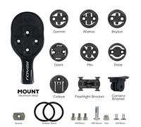 Support adaptateur GPS Garmin SL7 pour guidon - Compatible avec Garmin, Bryton et Cateye