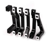 Support adaptateur pour étrier de frein à disque de vélo Shimano | Support de poteau 140 mm, 160 mm, 180 mm, 203 mm, fourche avant et arrière en alliage d'aluminium aéronautique, unité noire