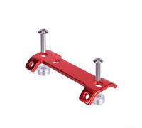 Support adaptateur pour porte-bidon de vélo - Double porte-bouteille en alliage d'aluminium pour une meilleure hydratation lors des promenades, compatible avec les supports standard (rouge)