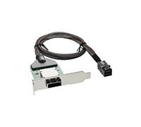InLine 27656 A SAS HD Low Profile PCI avec câble (Externe SFF-8088 vers Interne de SFF 8643, 0,5 m