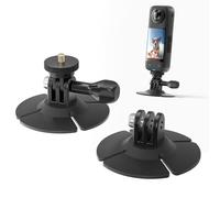 Support adhésif flexible compatible avec les caméras d'action DJI/Insta360, support adhésif de casque avec tige à vis et connecteur à vis de 6,35 mm, support adaptateur de caméra de sport