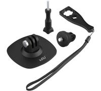 Support adhésif pour Go Pro,supports flexibles pour casque Insta360,kit d'accessoires pour caméras d'action (3 en 1)