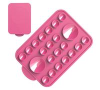 Support adhésif pour téléphone portable - Support adhésif en silicone à ventouse magnétique portable pour filmer selfie, vlogging, porte, miroir, fenêtre, mur, voyage, salle de bain