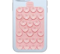 Support adhésif pour téléphone, support d' pour téléphone | Support pour amour antidérapant double face | Accessoire adhésif en silicone réglable, étui portable à aspiration forte