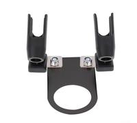 Support aérographe pour montage sur compresseur - Métal & Plastique Double Spray Stand Accessoire avec Support Régulateur, Noir/Argent, Capacité 2