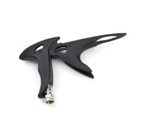 Support aérographe pulvérisateur Support d'aérographe en plastique, Simple et Portable, poignée, outils d'utilisation confortables adaptés aux accessoires faciles(Black)