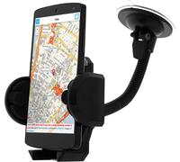 Support allume-cigare pivotant pour smartphones - ventouse + support de ventilation