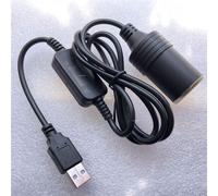 Support allume-cigare USB 5v 2a femelle, siège pour enregistreur de conduite, cordon d'alimentation Mobile, surveillance de stationnement, purificateur de conversion