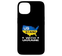 Support américain avec Ukraine USA Support Ukraine Paix Ukrainien Coque pour iPhone 13