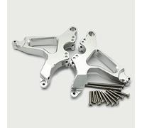 Support amortisseur arrière en aluminium pour Traxxas UDR Unlimited Desert Racer 8538 Argenté