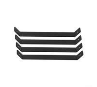 Support Angle 45° Acier pour heavy-duty 11-1/8in Support Angle(13-3/4in) | Acier pour heavy-duty, finition noire anti-, trou pré-percé, pour idéal pergola, extérieur durable