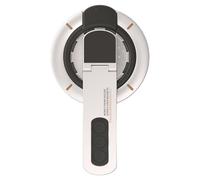 Support Anneau de téléphone magnétique - Téléphone magnétique robuste Poignée à 360 degrés Roue portable réglable double face pour la salle de sport de voiture Voyage mural en streaming