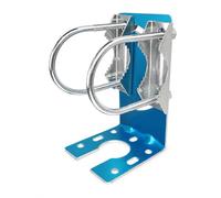 Support Antenne Murale en Alliage d'Aluminium avec Conception en Équerre et Fixation par Boulon pour Mât Petite Taille Adapté aux Antennes Plates et , Support L + 2 colliers U, 2.5mm