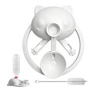 Support Anti-Basculement Fontaine À Eau Pour Chat Base Portable | Station d'Eau pour Animaux pour Salon Voiture Parc Sortie, Chat Chien Autres Animaux