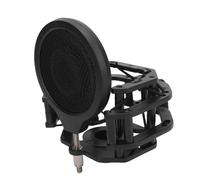 Support Anti-choc pour Microphone avec Filtre Anti-, Micro Réglable, Suspension Anti-vibration, Clip de Support pour Neumann U87 Dia 24 Mm