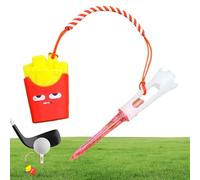 Support anti-perte, anneau en T de golf, design mignon sur le thème de la nourriture, support facile à clipser, entraînement d'entraînement du golfeur pour hommes, femmes, papa, maman, débutants