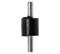 Support anti-vibration pour isolateur en caoutchouc M3 M5 M6 pour machines à laver, pompes, unités AC - Bloc silencieux de fixation à vis en métal galvanisé (M3 x 8 mm mm x 8 mm)