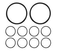 Support Antichoc pour Micro, 10 Pièces, Pince Bureau, Noir | Caoutchouc, Interface, Structure Compacte, pour Micros Dynamiques, Home Studio, Fixation Sûre