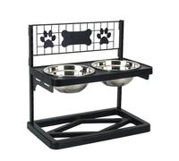 Support antidérapant pour gamelle pour chien, support d'alimentation de base, en acier inoxydable, pour cuisine, balcon, cour, jardin, bouillon d'os, yaourt, accessoire pour homme et femme, usage