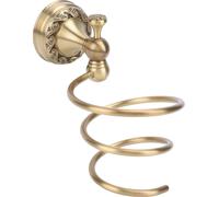 Support antique pour sèche-cheveux à fixation murale pour la salle de bain et la salle d'eau, style vintage