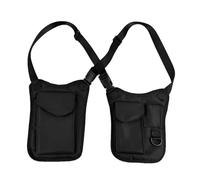 Support antivol pour aisselles : poche cachée sur l'épaule avec plusieurs compartiments en nylon | Voyage caché entraînement, course en plein air, articles essentiels Transport quotidien Hom