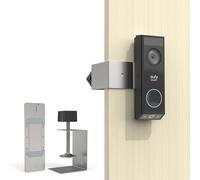 Support antivol pour sonnette vidéo Eufy E340, support de caméra pour sonnette Eufy E340, plaque murale, support de montage d'angle pour sonnette Eufy E340