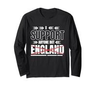 Support Anyone But England Top - Football Anti-Angleterre Manche Longue