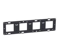 Support appareillage Batibox-Legrand-Pour 4 postes-10 modules Noir G