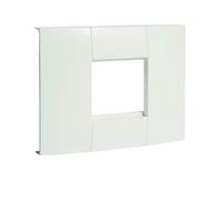 Support appareillage lifea simple entraxe 45x45mm pour LFF40/60090 RAL9016 Pure - HAGER LFF71H0909016