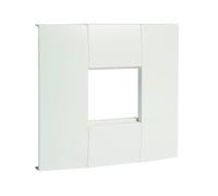 Support appareillage lifea simple entraxe 45x45mm pour LFF40/60110 RAL9016 Pure - HAGER LFF71H1109016