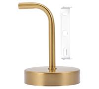 Support Applique Murale en Métal Doré, Poteau et Coude pour Lampe