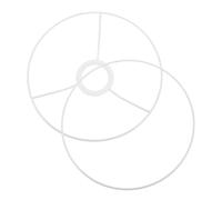 Support Araignée en Fer pour Abat-Jour E27 à Monter Soi-Même(28cm) | Adapté aux Lampes de Table, Installation Rapide, Lampadaires et Suspensions, 2 Pièces Cadre Robuste, Liberté de Conception